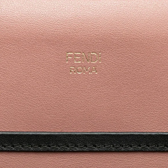 FENDI Black Leather Shoulder Bag - Picture 7 of 9